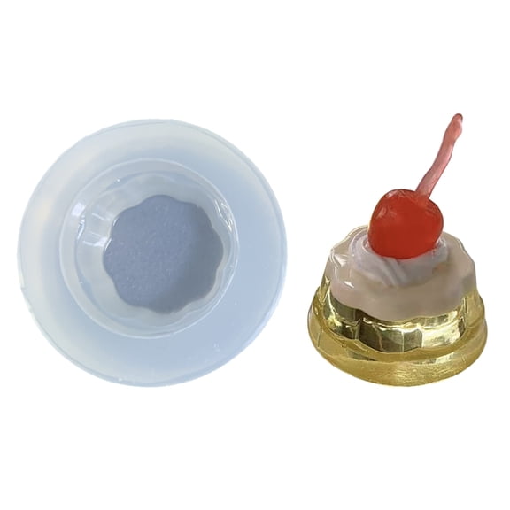 Necvior Diy Epoxy Pudding Ornaments Decoration Mold Drop Glue Silicone Homemade Mold