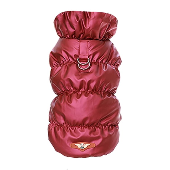 Necvior Dog Apparel for Cold Weather Waterproof Furry Lining Dog Winter Clothes Gift