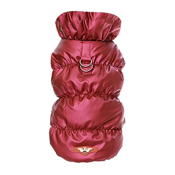 Necvior Dog Apparel for Cold Weather Waterproof Furry Lining Dog Winter Clothes Gift