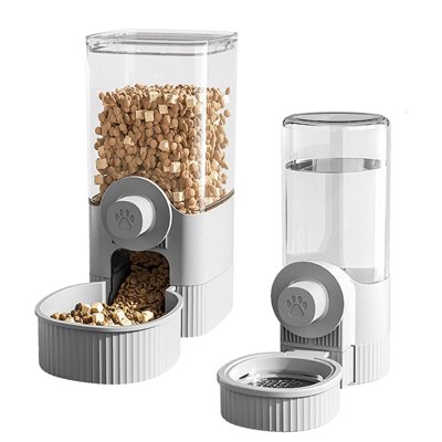 Necvior Dog Feeders Water Bowl Automatic Food Container Small Dogs Cats Watering Supplies