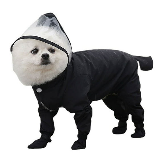 Necvior Dog Raincoats Hooded Slicker Ponchos for Small to Large Dogs and Puppies