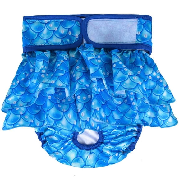 Necvior Dog Suspender Nappies Pants Pet Underwear Diaper Sea-maid Dress for Girl Dog