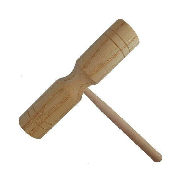 Necvior Double Boom Music Rhythm Blocks Hardwood Rhythm Sticks Wood Building Blocks Orff Instrument Wood Block Percussion Blocks