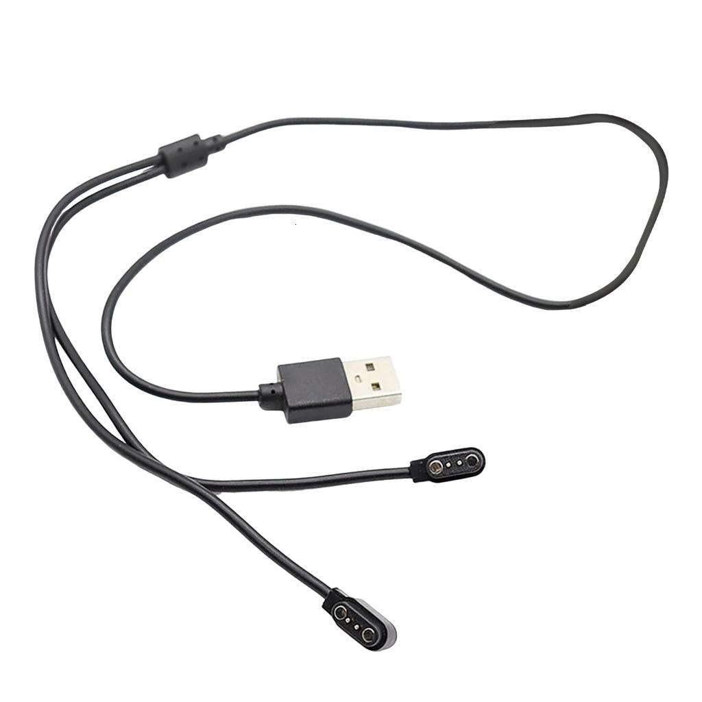 Necvior Double Charging Cable 2 Pin 2.5mm Efficient Power Solution 28cm for Intelligent Glasses