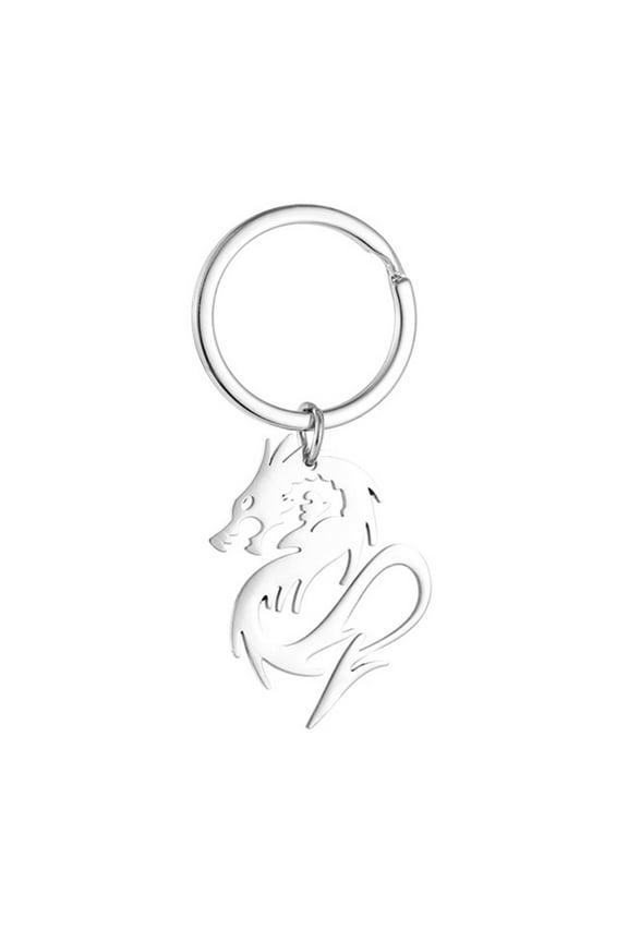 Dragon Keychain Simple Chinese Dragon Hanging Ornament Zodiac Dragon Key Chain