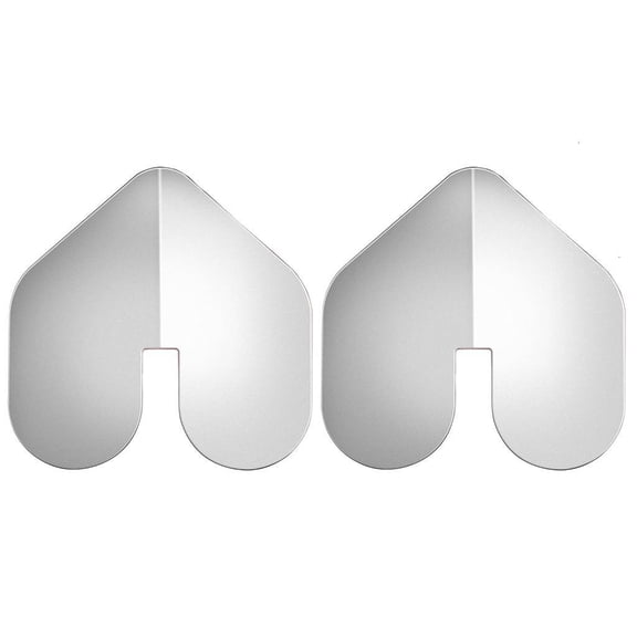 Necvior Durability Stainless Steel Bows Guard Suit Boats Keels Guard with Adhesive