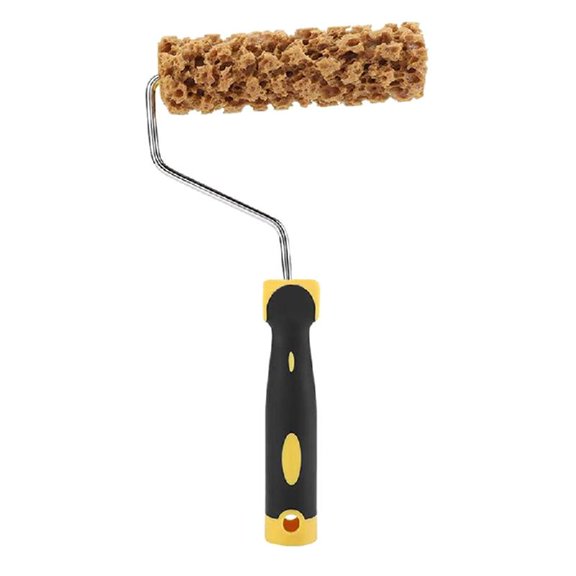 Necvior Durable Texture Imitation Sponge Roller Brush 6'' DIY Pattern Liquid Wallpaper