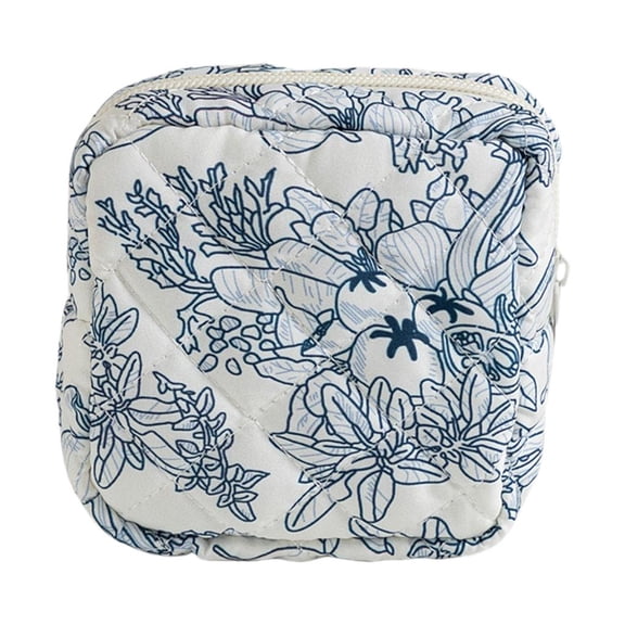 Necvior Durable Zippered Sanitary Pad Carrying Pouches Convenient Storage Bag for Women