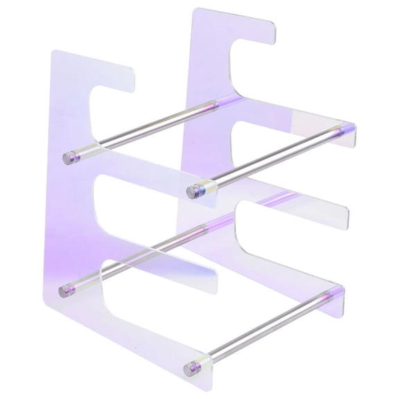 Necvior Elegant 3 Layers Keyboard Rack Clear Acrylics Stand for Digital Devices