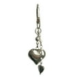 thumbnail image 1 of Necvior Elegant Silver Love Heart Bag Charm Sturdy Alloy Keychain Accessory for Women, 1 of 9
