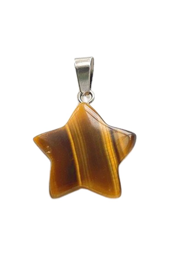 Elegant Star Charm DIY Pendant Y2K Fashion Accessory Natural Stone Material Star Jewelry Part for Hand-Making Jewelry