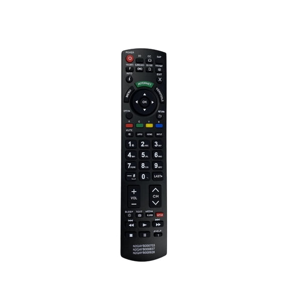 Necvior Ergonomic Universal Remote Control For N2QAYB000703 N2QAYB000837 N2QAYB000926 LCD TVs With No Programming Required