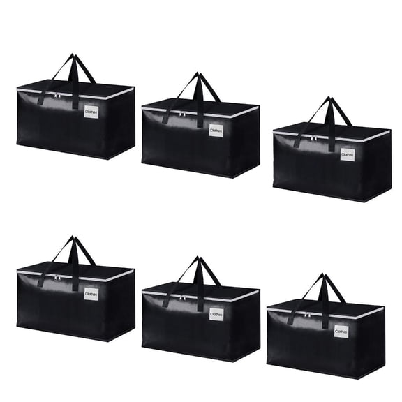 Necvior Extra Heavy Duty Large Moving Bags,Clothes Storage Bags Toted Bins,Packing Bags Moving Boxes College Moving Supplies