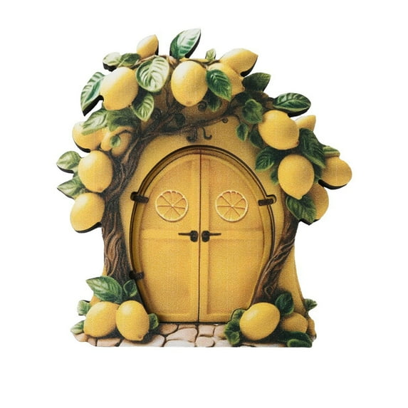 Necvior Fairy Door for Kids Miniature Fairy Door Gifts Desk Miniature Door Decorations