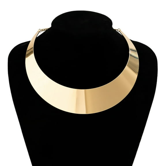 Necvior Fashion Jewelry Wide Punk Necklaces Charm Party Necklace Chain Luxurious Choker