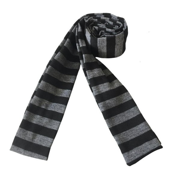 Necvior Fashion Striped Scarf Warm Scarves Outdoor Autumn Spring Scarf Long Skinny Scarf Narrow Scarf All Matching Long Stripe Scarf Fashion Neck Warmer