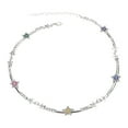 thumbnail image 1 of Necvior Fashion Trend Light Luxury Niche Sense Collarbone Chain Temperament Simple Cold Wind Five-pointed Star Necklace, 1 of 13