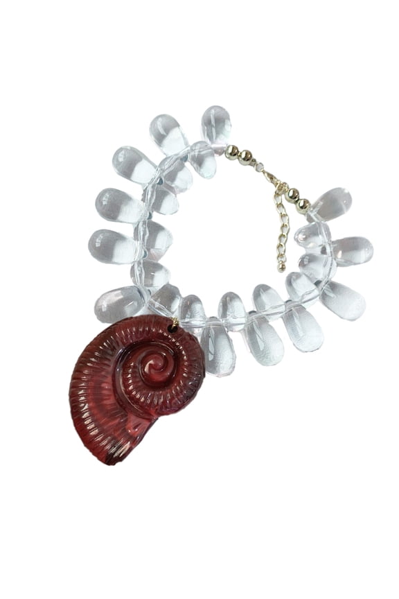 Fashionable Sea Design Necklace Adjustable Chain Summer Beach Party Accessory