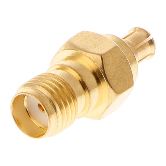 Necvior SMA Female To MCX Male Plug Straight RF Coaxial Adapter Connector Converter
