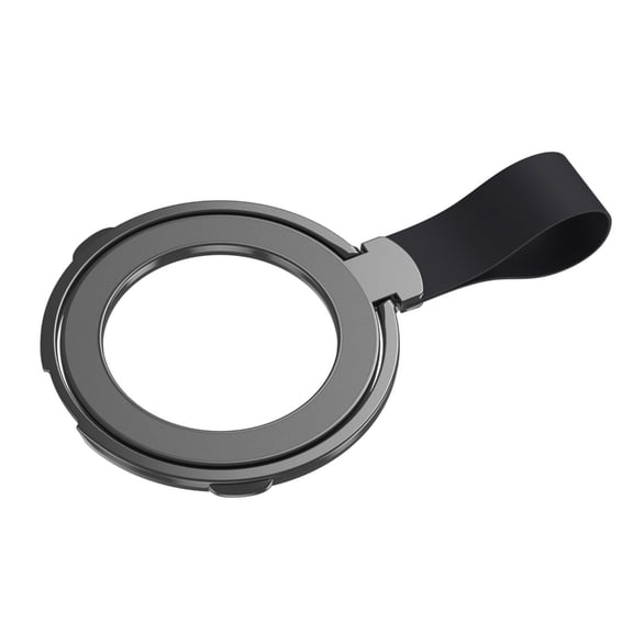 Necvior Finger Rings Magnetic Buckle Holder Mobile Phone Bracket Silicone Hanging Rope
