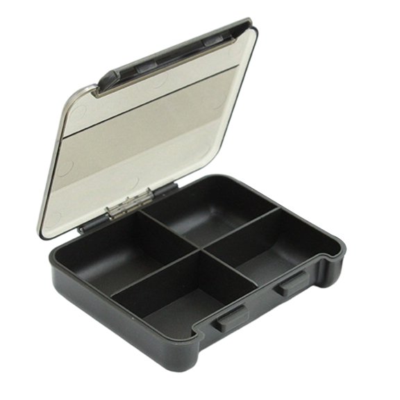 Necvior Fishing Accessory Box with Lid, ABS Case for Small Gear Travel Use