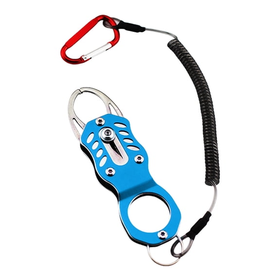 Necvior Fishing Accessory Fishing Pliers Fish Mouth Grabber with Coiled Lanyard