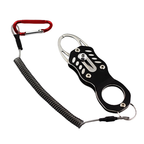 Necvior Fishing Accessory Fishing Pliers Fish Mouth Grabber with Coiled Lanyard