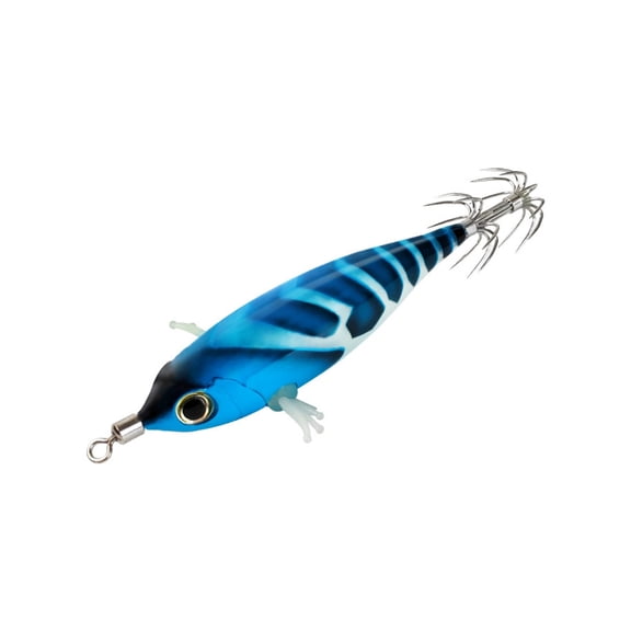Necvior Fishing Lures Glow Jig Hook with Sound Beads Shrimp Lures Baits for Saltwater Cuttlefish Hook Glow Squid Jig