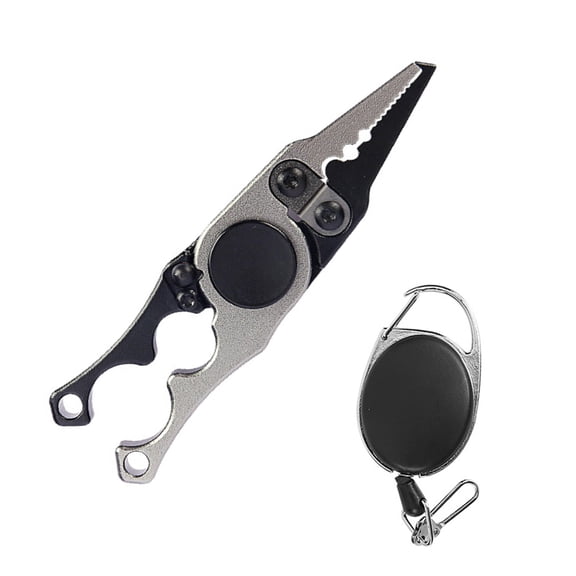 Necvior Fishing Mouth Clamp Fish Gripper Tool Multifunctional Fishing Pliers for Anglers
