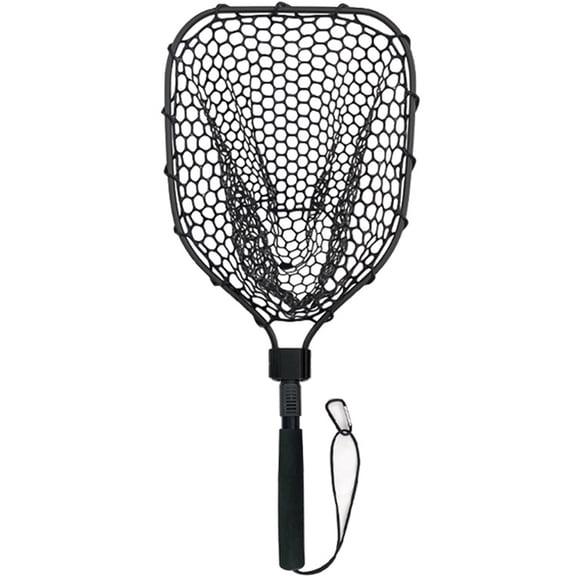 Necvior Fishing Net Freshwater Saltwater Fishing Tool Equipment Collapsible Handle