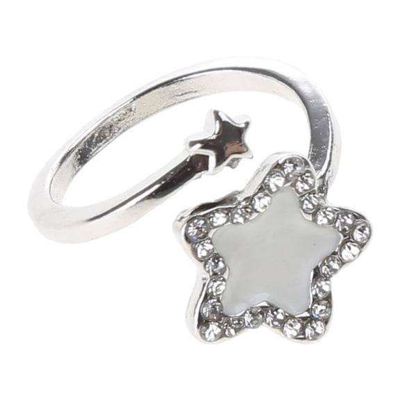 Necvior Five-Pointed Stars Open Rings Stackable Rings Fashion Promise Rings Jewelry