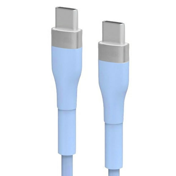 Necvior Flexible 60W USB Type C Charging Cord With 480Mbps Rapid Data Sync 0.5/1.2/2.0m