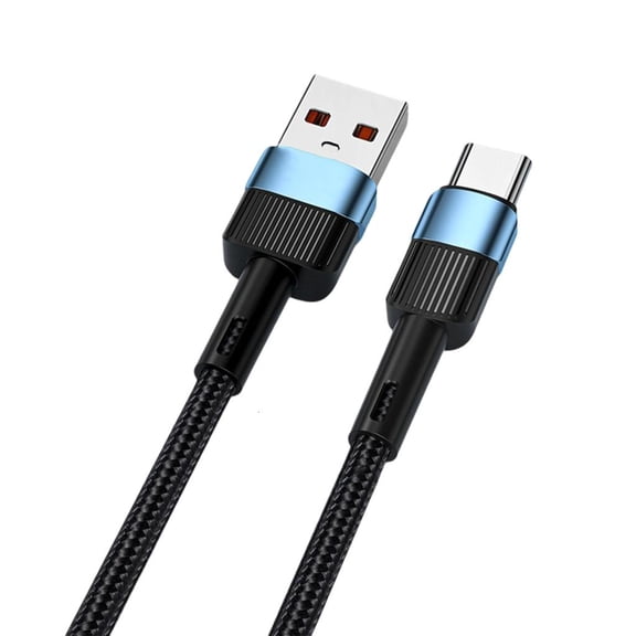 Necvior Flexible USB C Cable Type C Charger Fast Charging Cable for Home Office Use