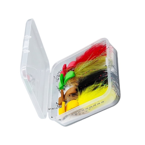 Necvior Floating Fishing Hardware Dry Fly Lures Assortment for Stream and Lake Use