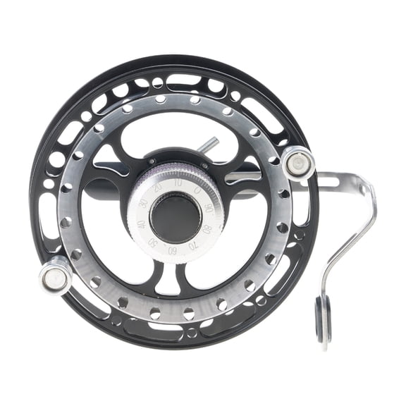 Necvior Fly Fishing Reels Fish Line Wheel with Drain Force Driving Cart Reels Wheel