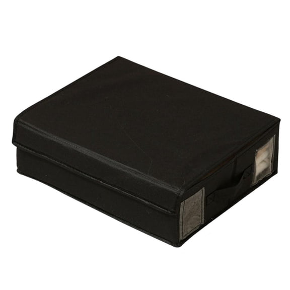 Necvior Foldable Bedding Organizers Box Zippered Storage for Sheets and Blankets