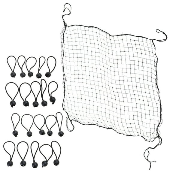 Necvior Football Rebounder Net Soccer Catching Net with 20 Rope Training Equipment