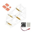 thumbnail image 1 of Necvior For RaspberryPi5 Acrylic Case Transparent Enclosure Box Cooling Fan Heatsinks, 1 of 19
