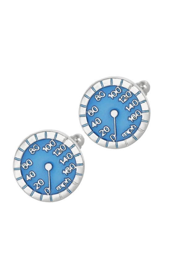 French Inspired Cufflinks For Men Combining Chronograph Feature And Stylish Metal Construction Tachymeter Cuff Links