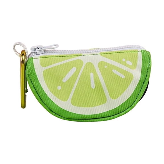 Necvior Fruit Print Dog Walking Camping Poop Bags Holder Pet Waste Bag Fabric Dispenser