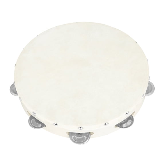 Necvior Fun and Educational Hand Drum Sheepskin Tambourine for Kids Music Learning and Fine Motor Skills Improvement Toy