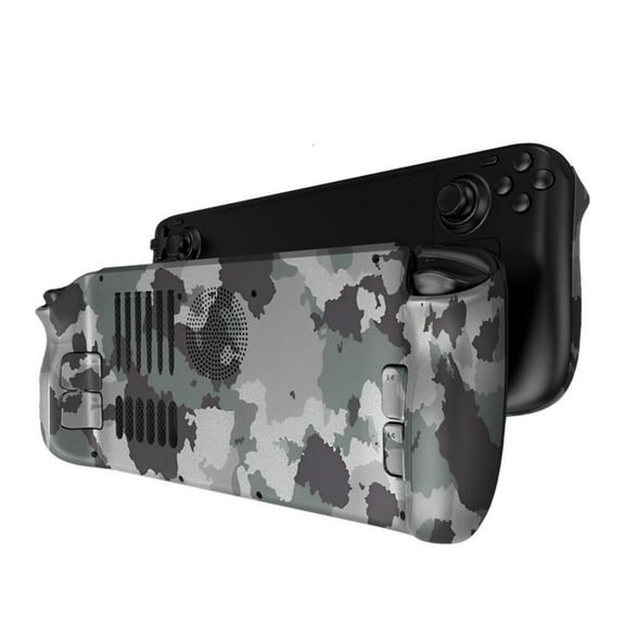 Necvior Game Console Frame Bumper Back Case Shell for Steam-Deck Heat-dissipation Cover