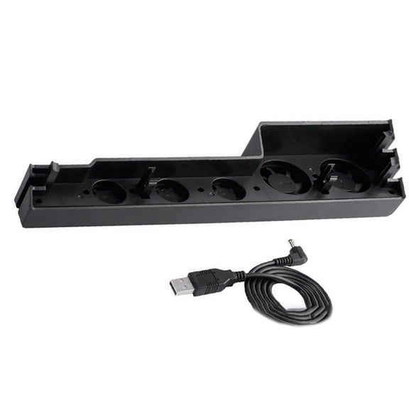 Necvior Game Console Gamepad Controls Cooling Fan USB Ports for Pro Controller