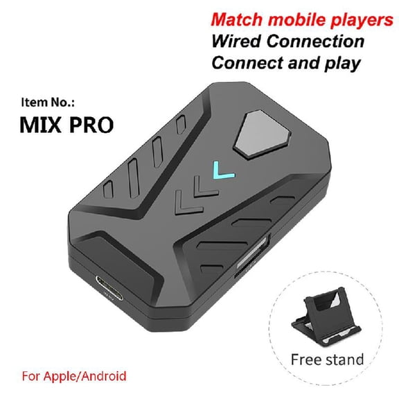 Necvior Gamepad for Pubg Mobile Bluetooth-compatible Mobile Game Controller Professional Gaming Keyboard Mouse Converter Gaming