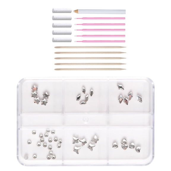 Necvior Gem Bling Teeth Jewelry Set DIY Tooth Gems Colorful Stones Decor