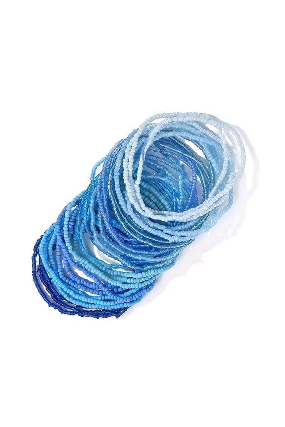 Glass Bead Bracelet 30pcs Bohemian Hand Chain for Personalized Style Statement
