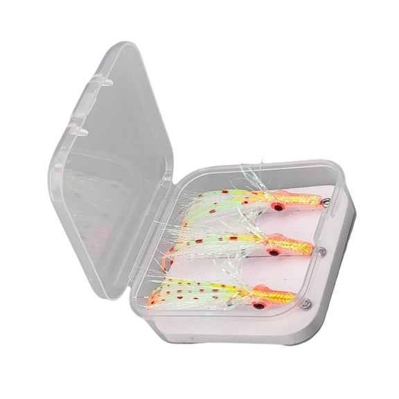 Necvior Glow Squid Fly Fishing Baits Ideal For Easy Transport
