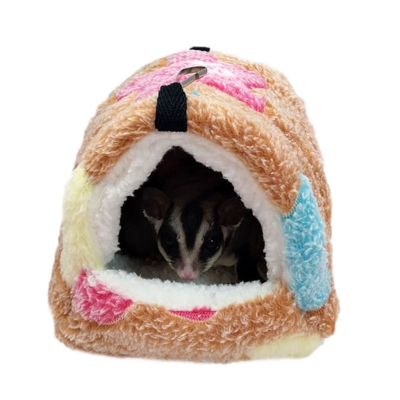 Necvior Hamster Warm Bed Sleeping Cage Nest Hanging Rat House Cage for Playing Sleeping