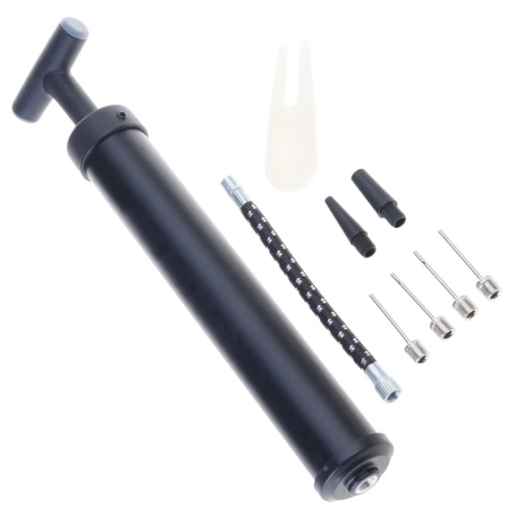 Necvior Hand Pump Inflator Portable Sports Basketball Pump With Air Nozzle, Air Needle Football Inflating Pump Easy to Use