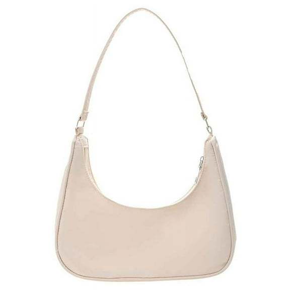 Necvior Handbag Purse for Women Small Nylon Shoulder Bag Purse with Zipper Closure